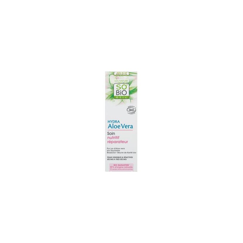CREMA NUTRITIVA REPARADORA BISABOLOL-ALOE VERA BIO 50 ml CREMA NUTRITIVA REPARADORA BISABOLOL-ALOE VERA BIO 50 ml
