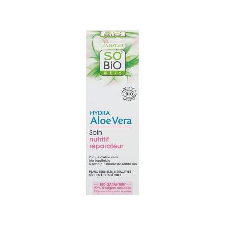 CREMA NUTRITIVA REPARADORA BISABOLOL-ALOE VERA BIO 50 ml